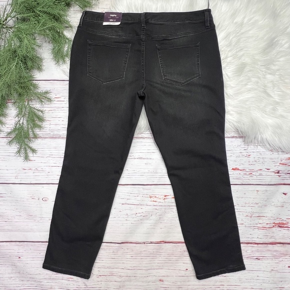 👖NWT🤩|•AVA & VIV•| Super Stretch Jegging Skinny Jeans Studded Stripes Size 18W - Picture 3 of 12